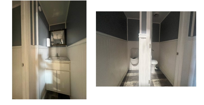 2022 16ft 4 Station Certified Preowned Semi Private Restroom Trailer