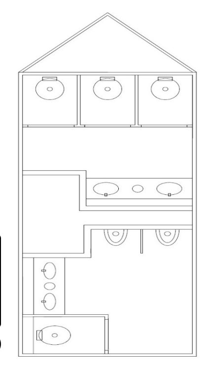 NRT-620 Public – 720 gallon waste tank, 4 season package