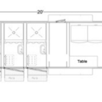 20ft Shower and Laundry Trailer